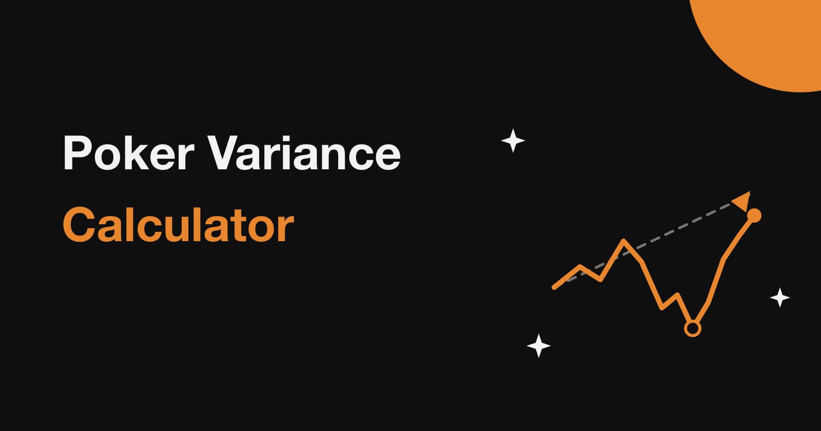 Article title beside a jagged bankroll line that dips into a trough before climbing past a dashed expected-value arrow.